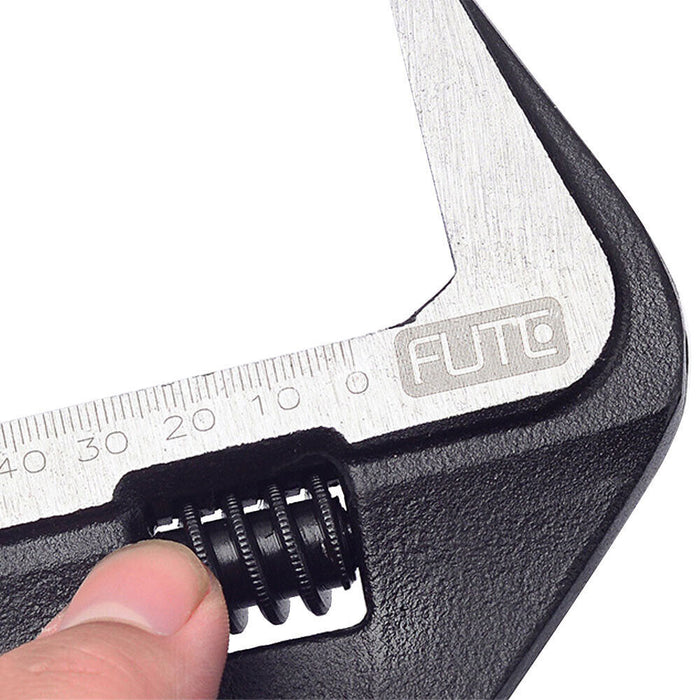 Force pro Extra Wide Jaw Adjustable Shifter Wrench Shifting Spanner 10" 8 6"