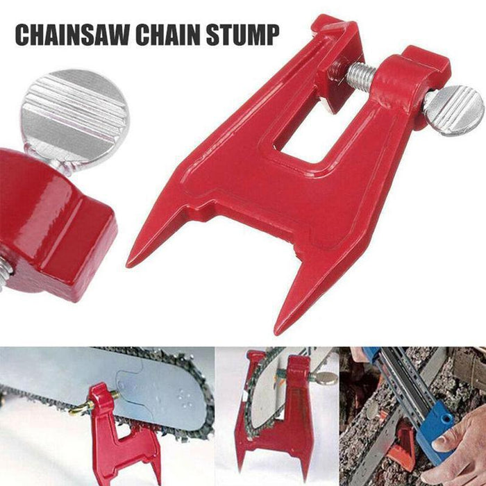 Force pro Chainsaw Chain Stump Loggers File Vise suitable for Saw Sharpener