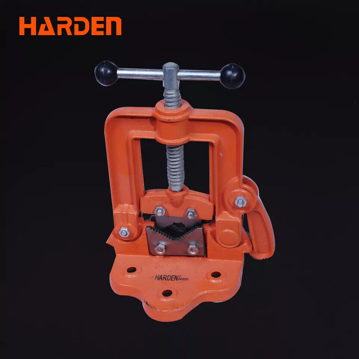 Harden 2/4 " Heavy Duty Hinged Pipe Manual Desk Table  Vice Brent Plumbing Tool
