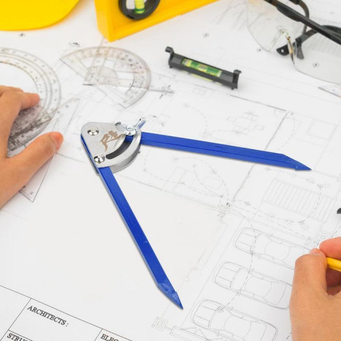 Metalworking Marking Alloy Divider Caliper Tool Blue 150/250/300mm