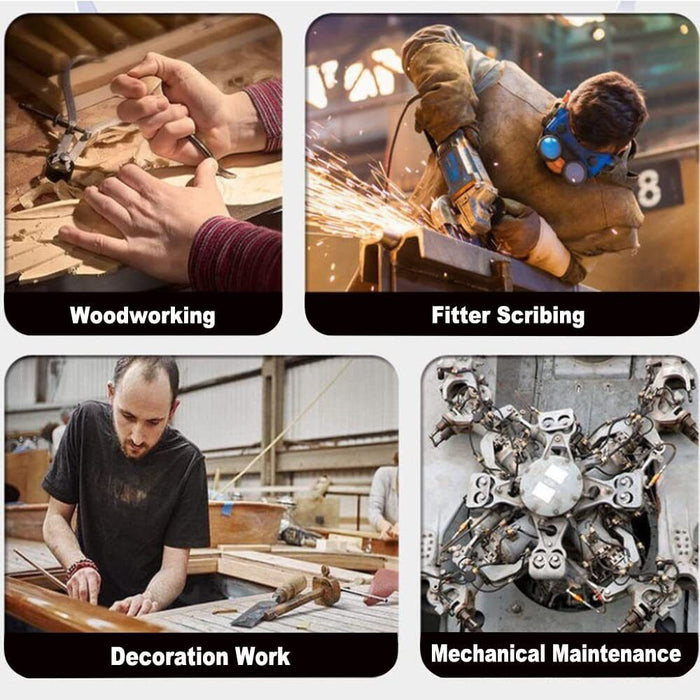 Metalworking Marking Alloy Divider Caliper Tool Blue 150/250/300mm