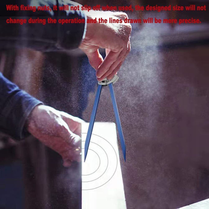 Metalworking Marking Alloy Divider Caliper Tool Blue 150/250/300mm