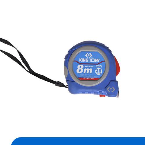 KING TONY® Tape Measure PRO 8m Metric Trade Full Size Tylon 8Mtr Made in Taiwan