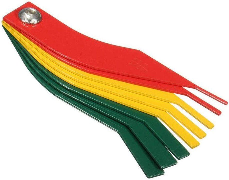 8 in 1 Automotive Brake Pad Feeler Lining Thickness Gauge Measure Tool Set