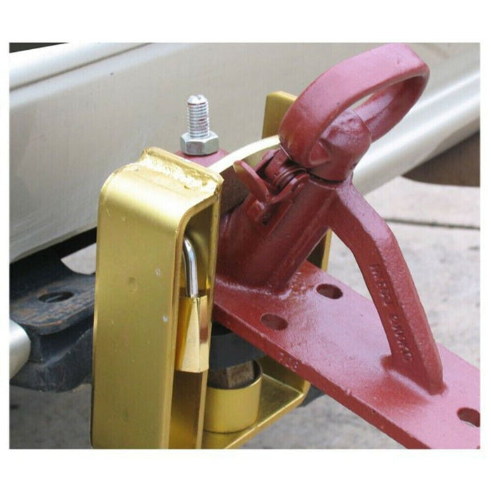 AUTOKING Trailer Hitch Coupling Lock  2 Stage Universal Security + Padlock SB
