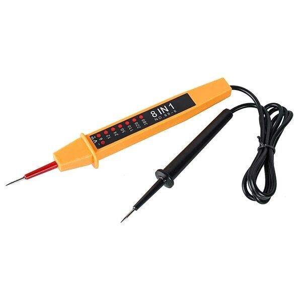 8 In 1 6-380V Voltage Tester Pen Polarity Current Tester Voltage AC/DC Tools AU