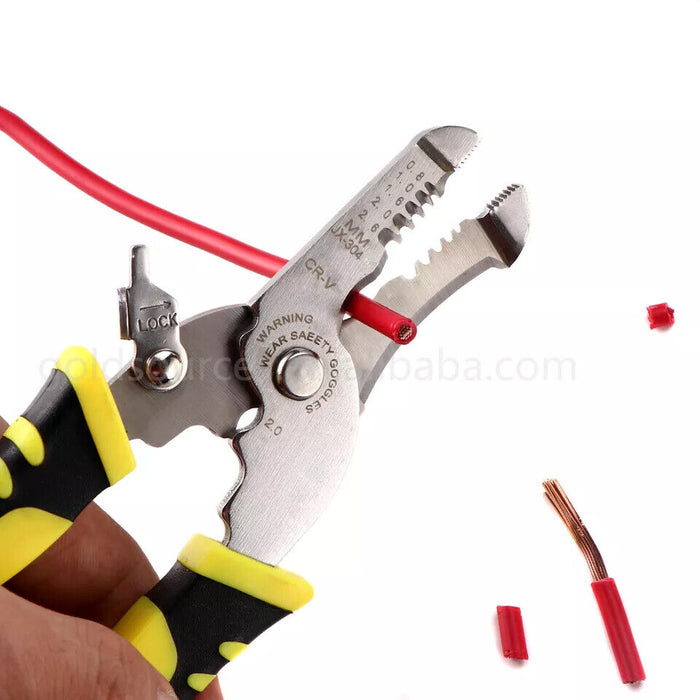 multifunction electrical tool cable wire cutter manual wire stripper pliers with