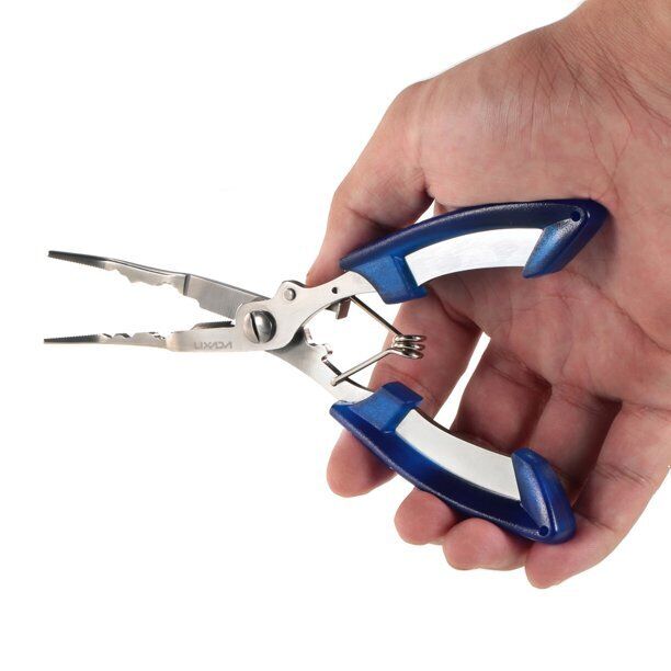 FORCE PRO 2CR13 STAINLESS STEEL LONG NOSE FISHING TOOL CUTTER TACKLE PLIERS