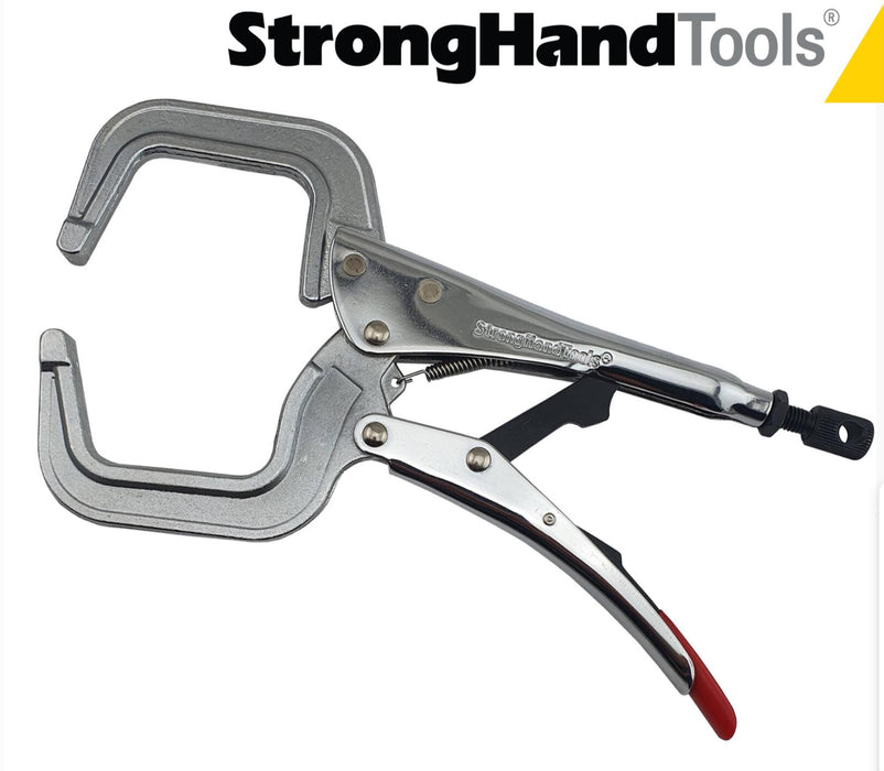 Strong Hand TooPliers Locking C-Clamp 280mmL 102mm Opening Round Tip PR115