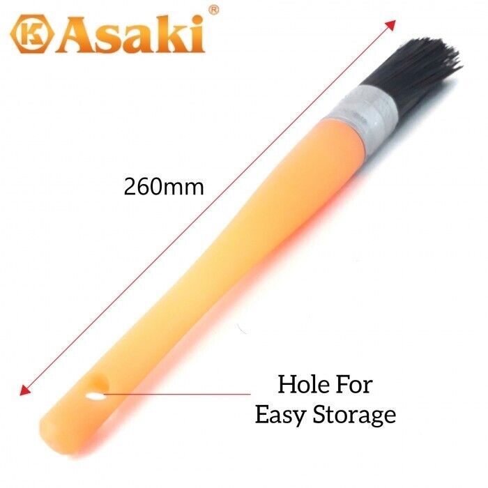 Force pro 260mm Nylon Bristle Parts Cleaning Brush Detail Brush Crevice Dust - FISHER DISCOUNT