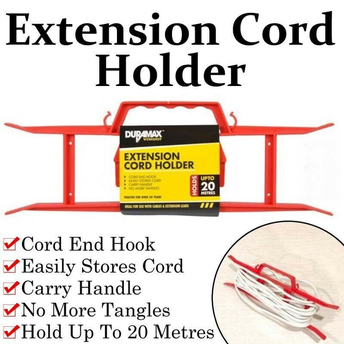 Extension Cord Holder Cable Wire Organizer H-Frame Electrical Power Lead Storage