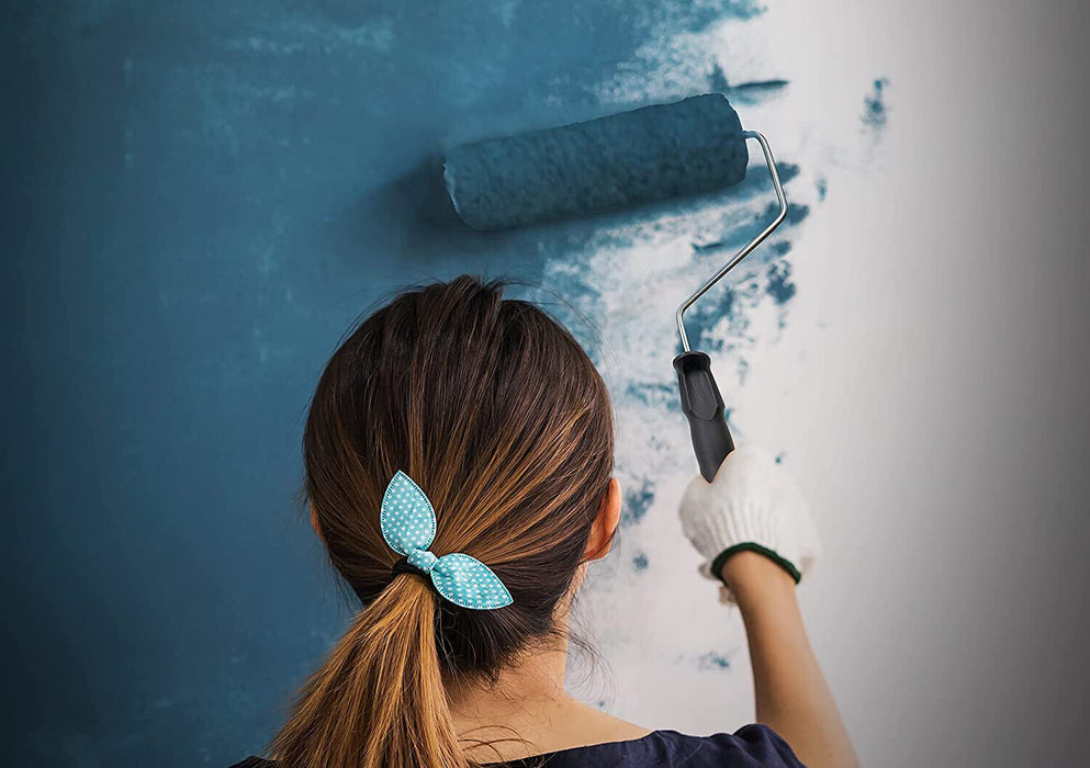 Mini Foam Sleeves Set Gloss Paint Roller Pile Refills 4" / 100mm Wide Pack of 6