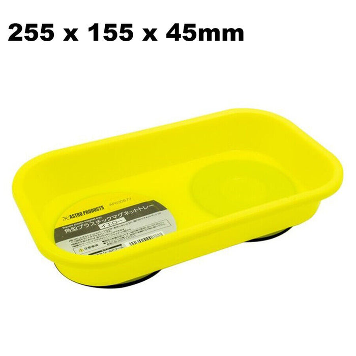 1X HI-VIS YELLOW Magnetic Tray Parts | Tools Nuts Bolts Nails Workshop Storage