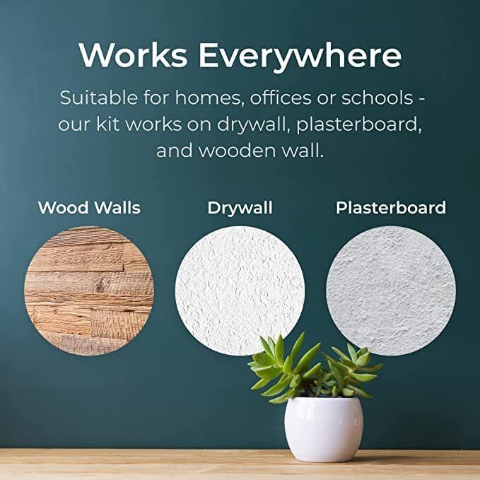 Force pro 117pcs Picture Frame Hooks Set Photo Hooks Hanging Wall Hanger