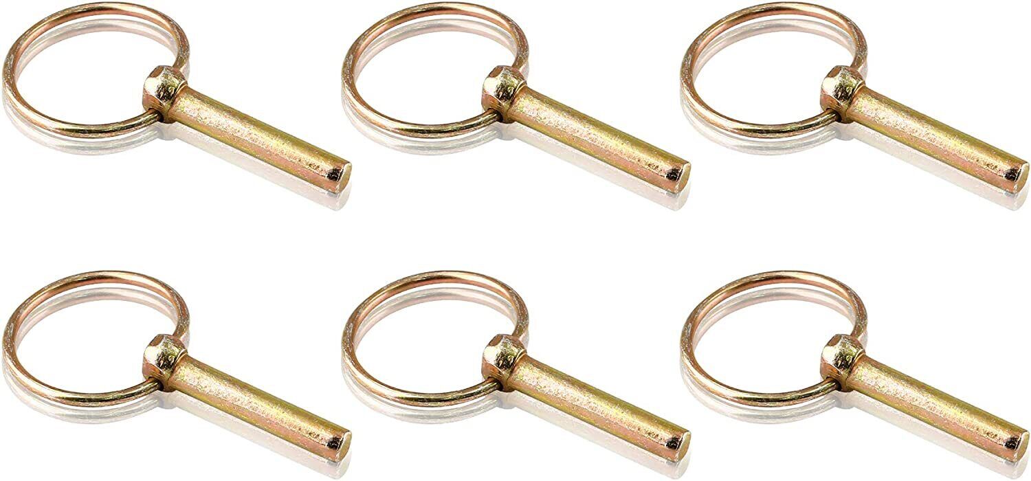 10Pcs Lynch Pin Locking Hitch linch tractor trailer tow machine Pin 6 /8 /10mm - FISHER DISCOUNT