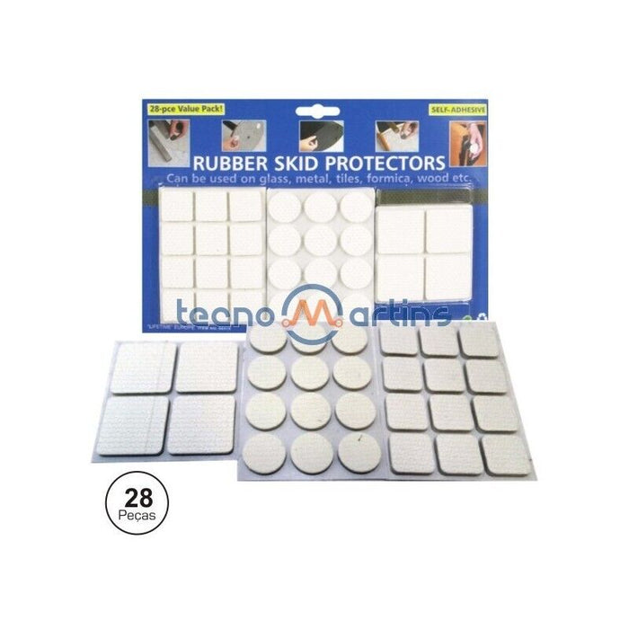 28pcs Self Adhesive Protector Rubber Feet Chair Leg Pads Non-slip Sofa Table Mat