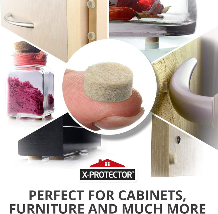 40pcs 25mm Felt Pad Set Furniture Floor Protector Pads Set Self Adhesive DIY