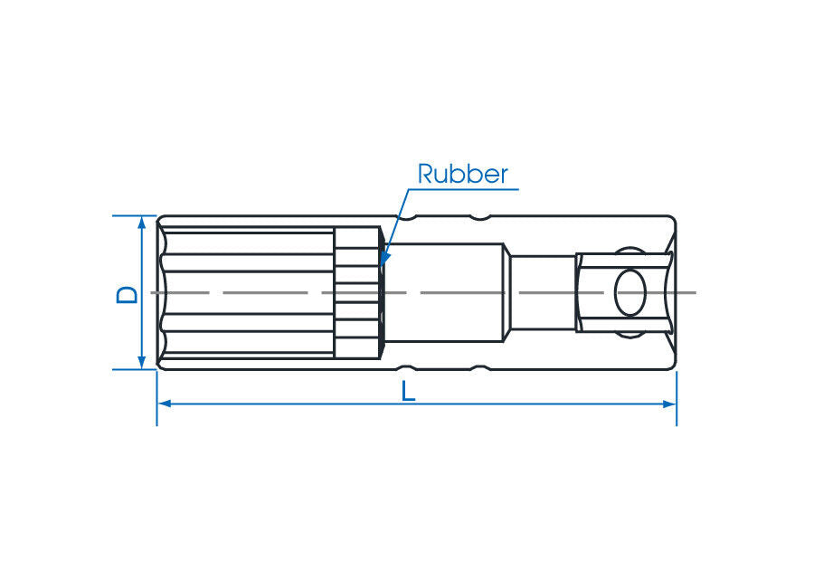 KING TONY 3/8" DR Spark Plug Socket Extra Long 14mm x 250mm Removal BMW, Min
