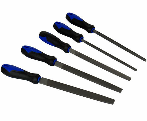 Industrial Steel Files Set Flat/ Round/Half Round/ Triangle/ Square File AU SELL - FISHER DISCOUNT