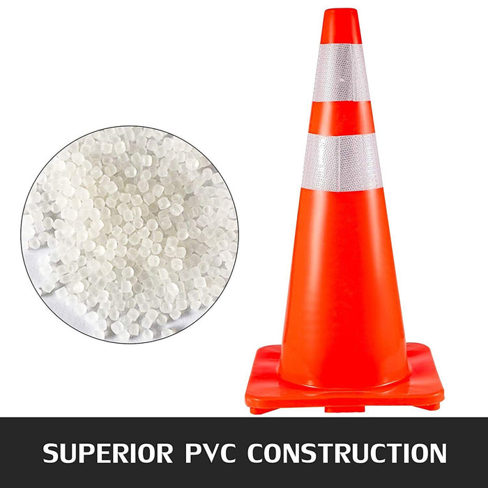 Sandleford Hi-Vis 450/750mm Safety Traffic Road Cone Sign PVC Reflective Band