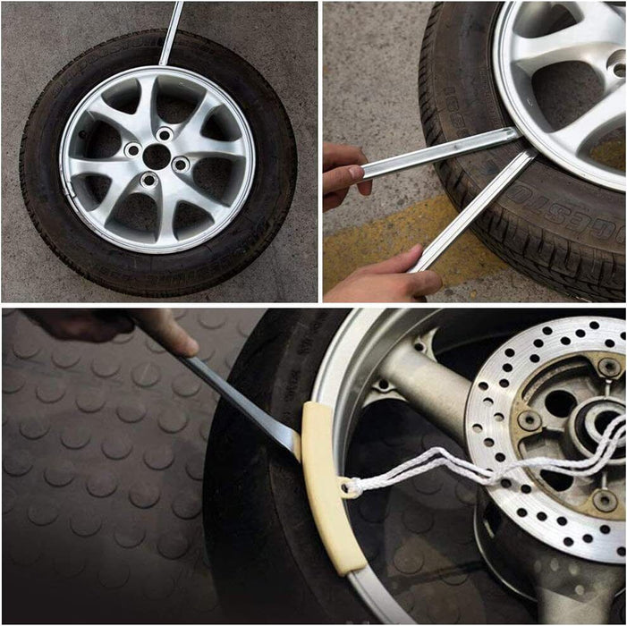 24'' Tyre Levers Gear Tools Steel Tire Lever Motocross Dirt Bike Motorbike Pair