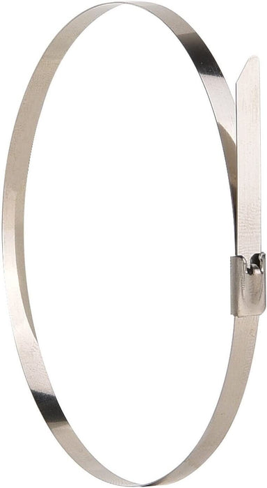 20PC Stainless Steel Cable Ties Zip Strap Locking Wrap 150-300mm SS304 Grade AUS