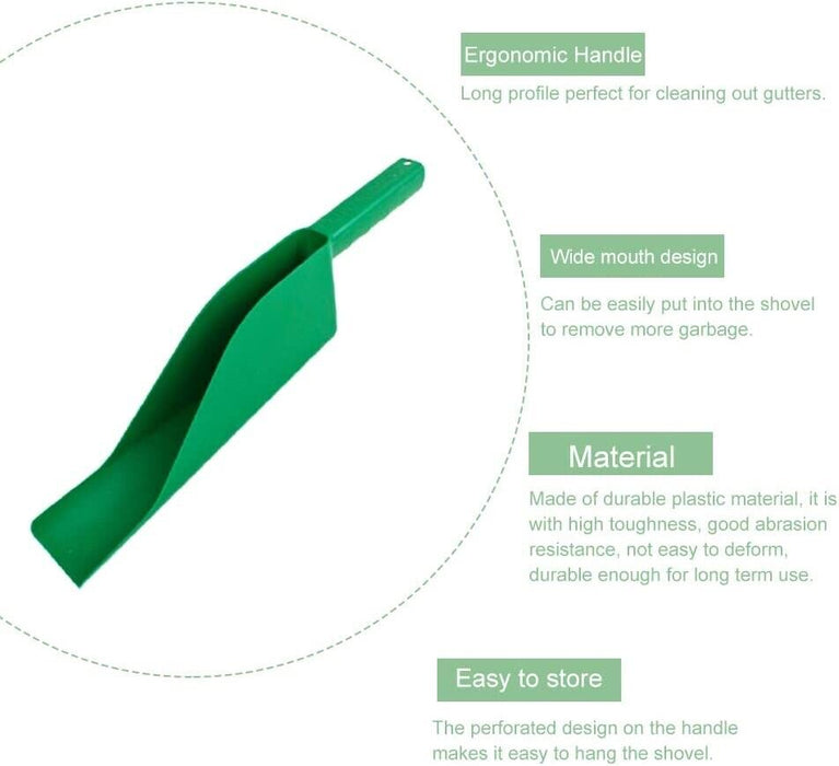 400mm Gutter Drain Cleaning Hook Shovel Scoop Leaves Dirt Remove Garden Cleaner