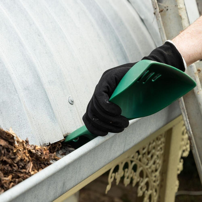 400mm Gutter Drain Cleaning Hook Shovel Scoop Leaves Dirt Remove Garden Cleaner
