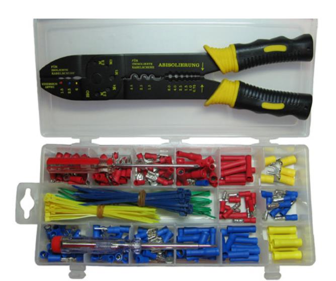 133 PCS Crimp T Crimp Terminals Electrical Wire Connector Spade Auto Car Kit Set