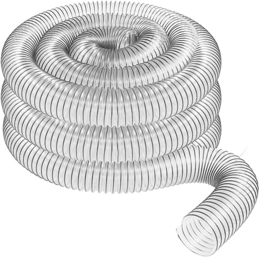 Heavy Duty 2M Grey Ø100MM Industrial Extractor Dust Collector Hose Wood Working - FISHER DISCOUNT