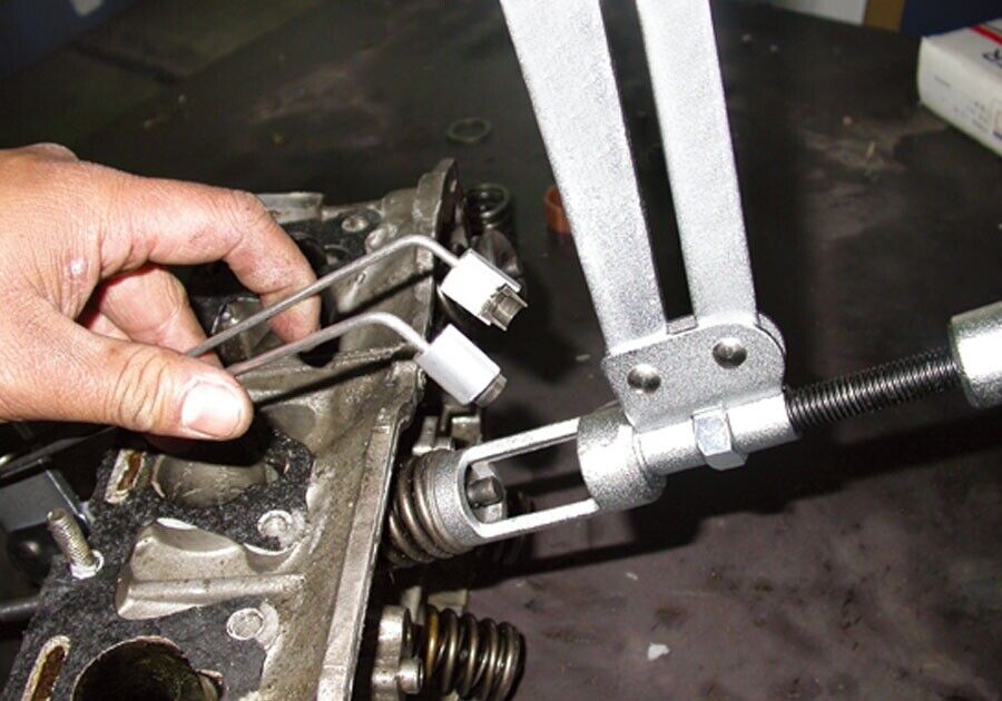 KING TONY 5PC VALVE SPRING COMPRESSOR TOOL KIT FOR CAR MOTORCYCLE 35~140mm