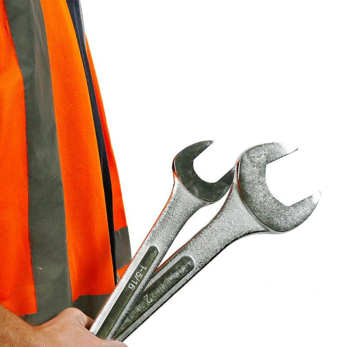 FORCE PRO 10Pc jumbo Spanner Set  Imperial Metric Combination Open End Ring AU