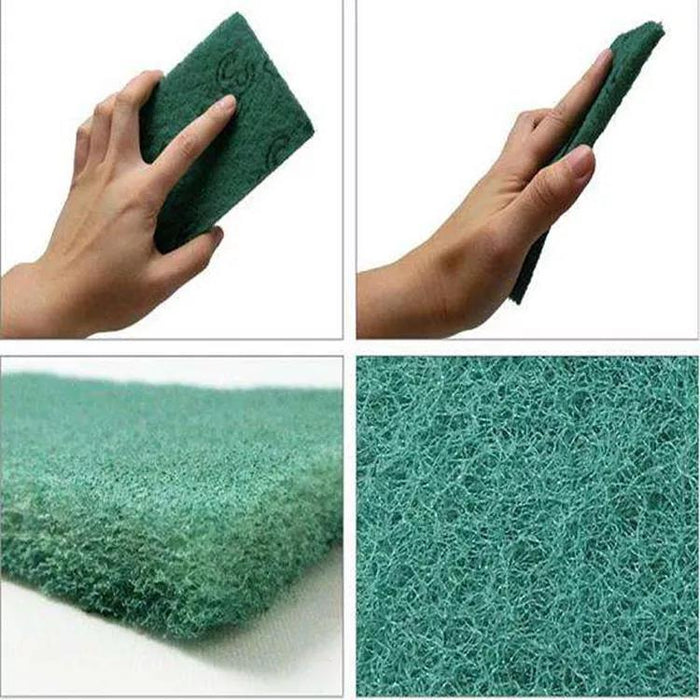 5PC couring Pads Cloth Abrasive Scourer Cleaning Sheet Scrubber Dish Washing