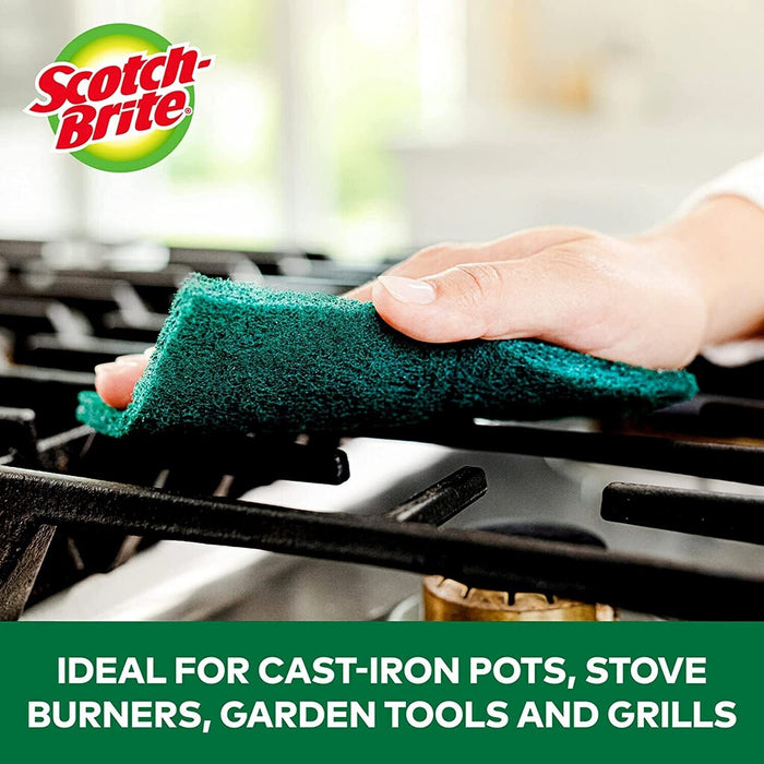5PC couring Pads Cloth Abrasive Scourer Cleaning Sheet Scrubber Dish Washing