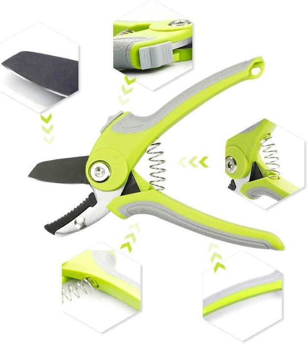 Force pro 2PCS Secateurs Bypass & Floral Snip Set Pruner and Snip Set AU STOCK