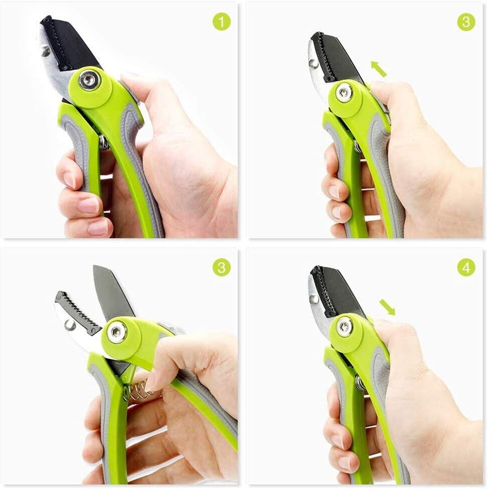 Force pro 2PCS Secateurs Bypass & Floral Snip Set Pruner and Snip Set AU STOCK