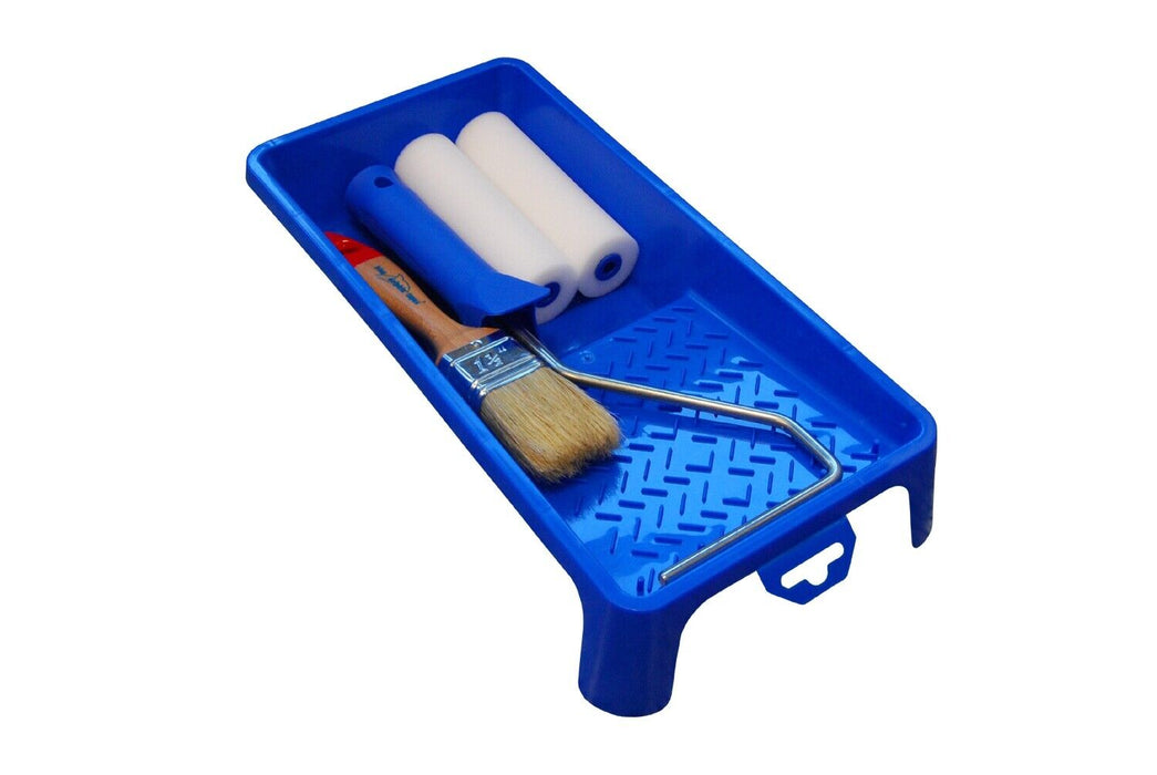 5PC Paint Roller Frame Cover 9" 230 mm 38 mm Wall Painting Runner Handle Kit NEW