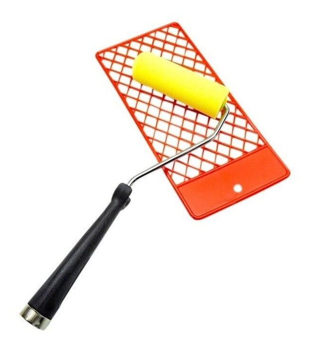 7 PCS Paint Roller Kit 100mm Roller & Frame & Tray Wall Painting Home Repair DIY