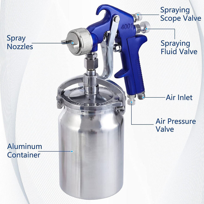 FORCE PRO High Pressure Spray Gun With Two Spare Nozzles 1.5, 1.8, 2.2mm