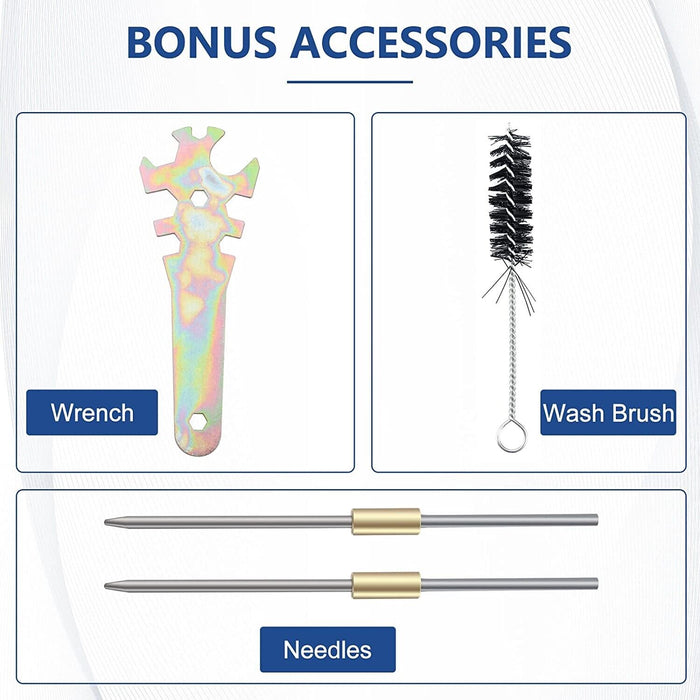FORCE PRO High Pressure Spray Gun With Two Spare Nozzles 1.5, 1.8, 2.2mm