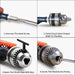 NEW Trade Professional Quality Hand Crank Manual DRILL. 8mm Keyless Chuck. DIY - FISHER DISCOUNT