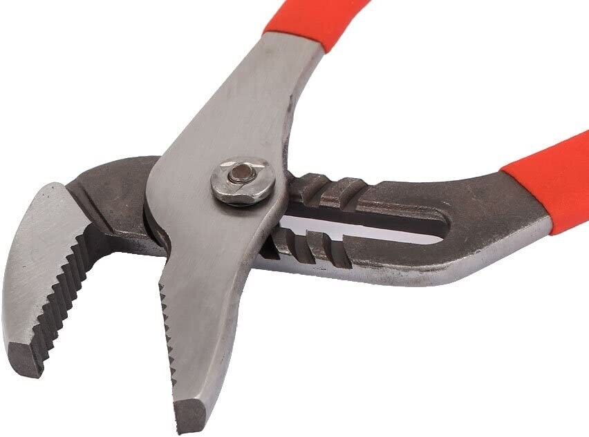 T&E Tools 10" MULTI GRIP multigrip grooved pipe WATER PUMP PLIERS curved jaw