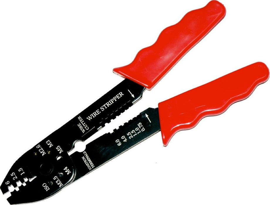 T&E Tools Non Insulated Wire Crimp & Strip Pliers Made in Taiwan