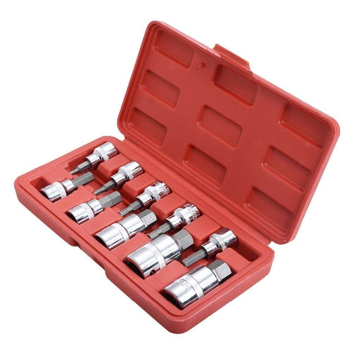 T&E 12pc Socket Set Heavy Duty (Standard Series) SAE In-Hex 1/2" Drive AU Seller