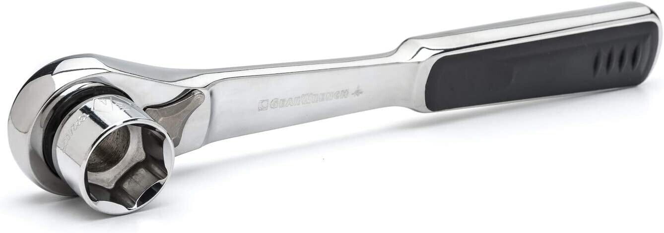 M13/M20 Female Pass-Through Reverse Ratchet Wrench f Bolt & Go-Thru Socket