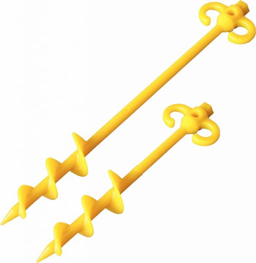 4PC Heavy Duty ABS Screw Tent Pegs  Guy Rope Holder 300mm NUT DRIVER DRIVER HAND - FISHER DISCOUNT