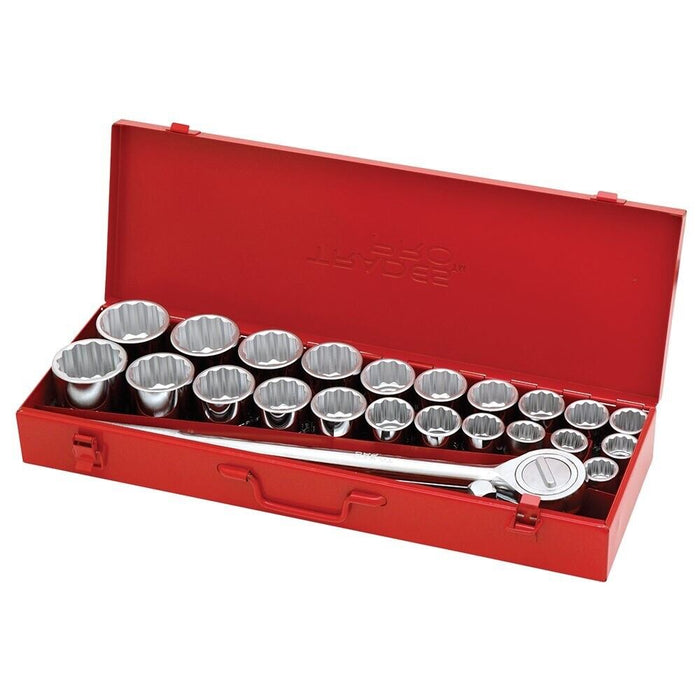 Force pro 27 PIECE 3/4 INCH DRIVE SOCKET SET METRIC / IMPERIAL