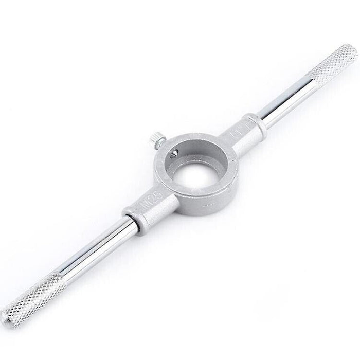 FORCE 6PC Metric Round Button Die Set with Stock Thread Cutter Driver Taps Dies