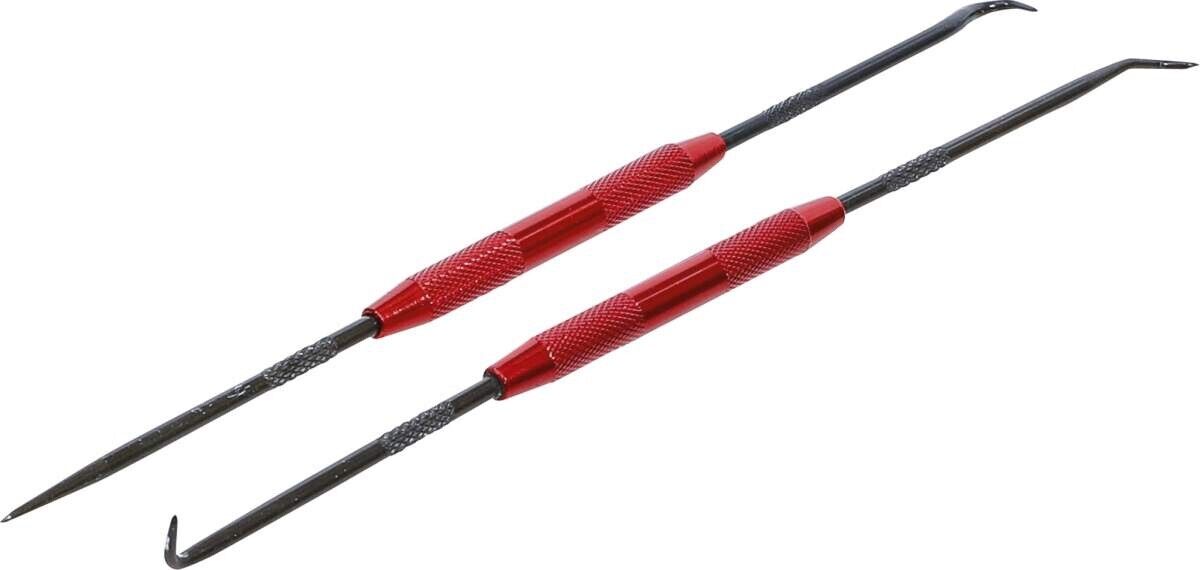 FORCE PRO  2pce 45 & 90 degree straight O-RING HOOK / PICK & SCRIBE SET 220mmL - FISHER DISCOUNT