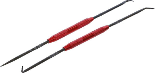 FORCE PRO  2pce 45 & 90 degree straight O-RING HOOK / PICK & SCRIBE SET 220mmL - FISHER DISCOUNT